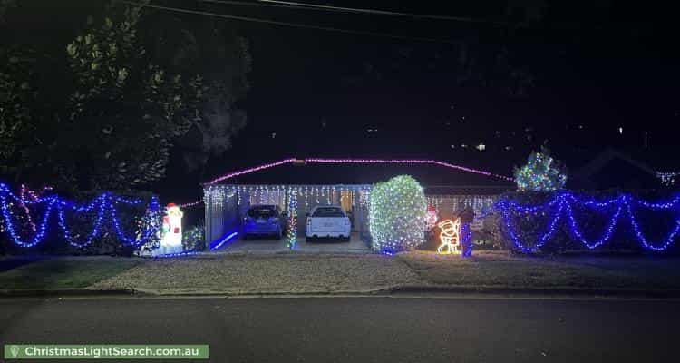 Christmas Light display at 17 Twilight Street, Kenmore