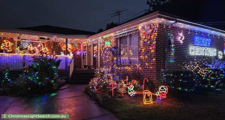 Christmas Light display at 52 Blackwood Park Road, Ferntree Gully
