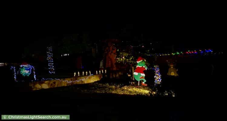 Christmas Light display at 8 Parsons Road, Reynella