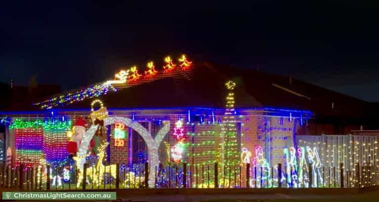 Christmas Light display at 10 Atlas Drive, Cranbourne West