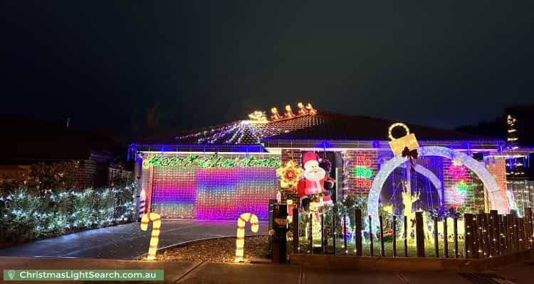 Christmas Light display at 10 Atlas Drive, Cranbourne West
