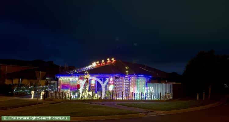Christmas Light display at 10 Atlas Drive, Cranbourne West