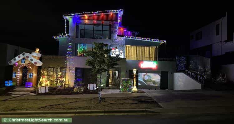Christmas Light display at 70 Thwaites Crescent, Wright