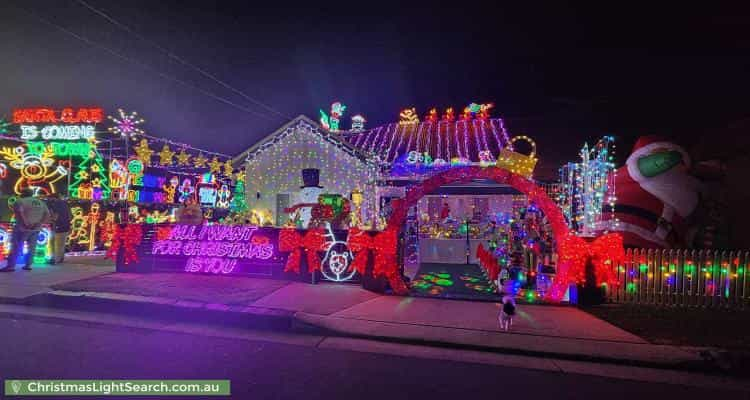 Christmas Light display at 7 South Street, Tempe