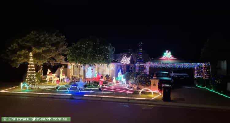 Christmas Light display at 4 Reims Lane, Port Kennedy