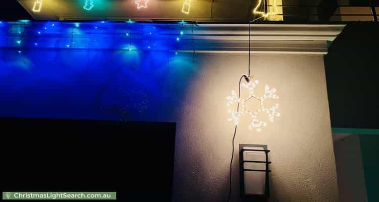 Christmas Light display at 17 Morey Crescent, Bayswater