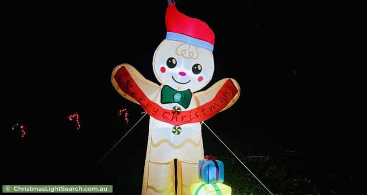 Christmas Light display at 17 Morey Crescent, Bayswater