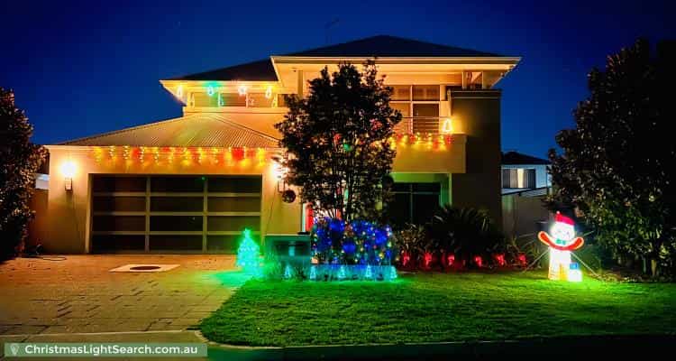 Christmas Light display at 17 Morey Crescent, Bayswater