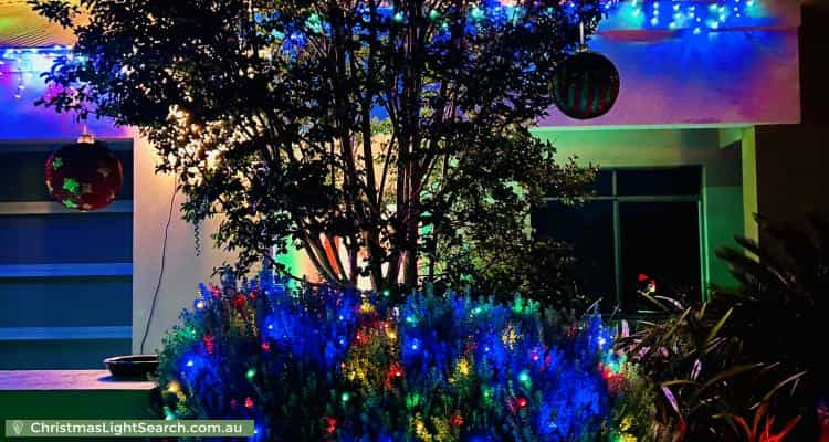 Christmas Light display at 17 Morey Crescent, Bayswater