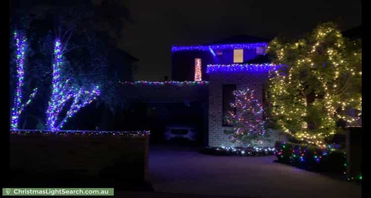 Christmas Light display at 1A Britten Street, Glen Iris