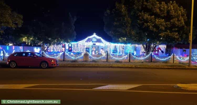 Christmas Light display at 77 Midway Road, Elizabeth East