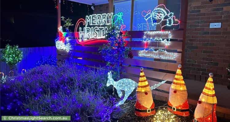 Christmas Light display at 2 Kingburn Court, Templestowe