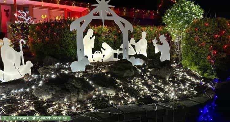 Christmas Light display at 2 Kingburn Court, Templestowe