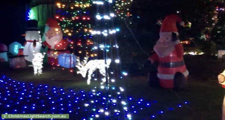 Christmas Light display at 3 Campbell Street, Diamond Creek
