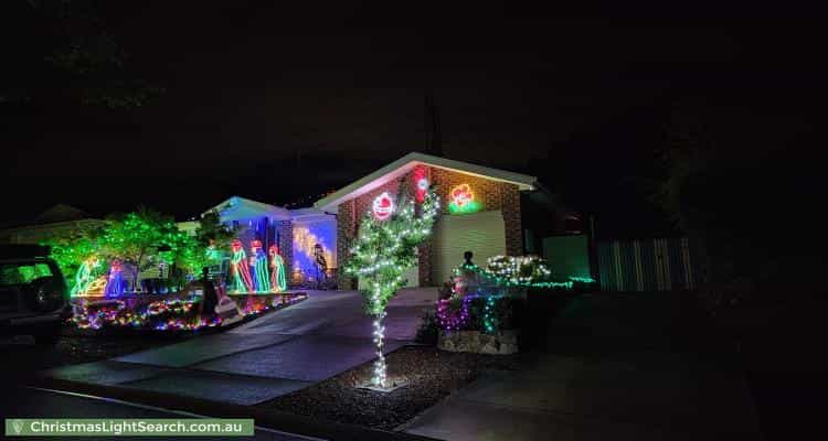 Christmas Light display at 3 Cashion Court, Dunlop