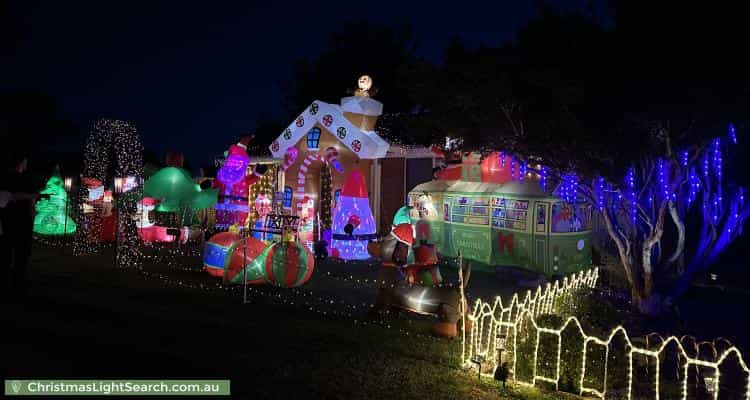 Christmas Light display at 31 Meeking Drive, Pakenham