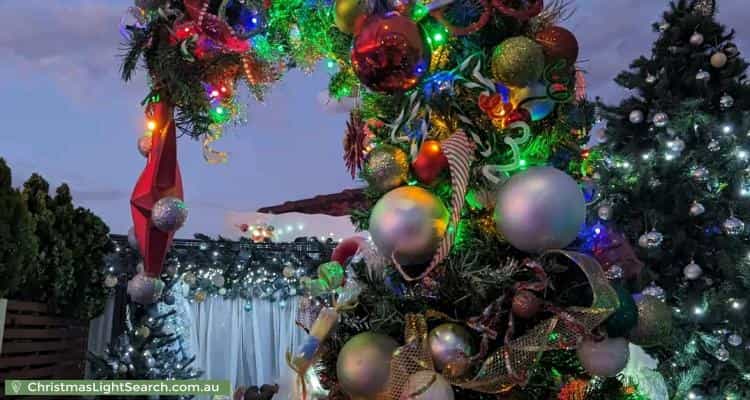 Christmas Light display at 8 La Salle Road, Alexander Heights