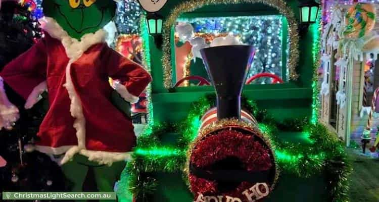 Christmas Light display at 8 La Salle Road, Alexander Heights