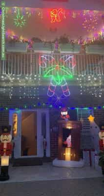 Christmas Light display at 4 Bellinger Close, Wallsend