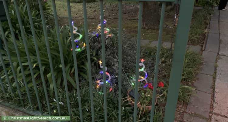Christmas Light display at 10 Fairmont Street, Kings Park