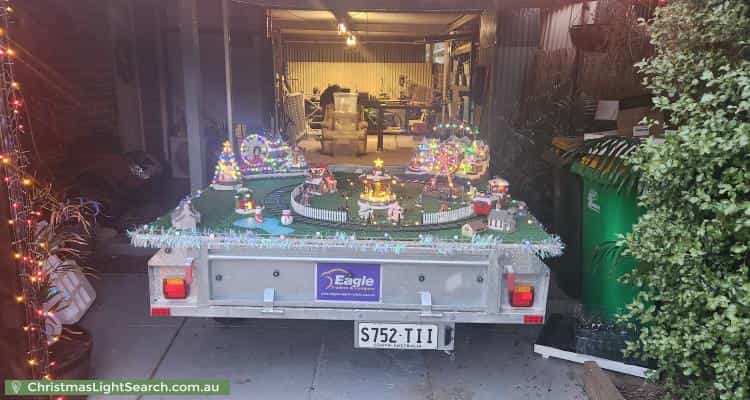 Christmas Light display at 44 Rolleston Avenue, Salisbury North