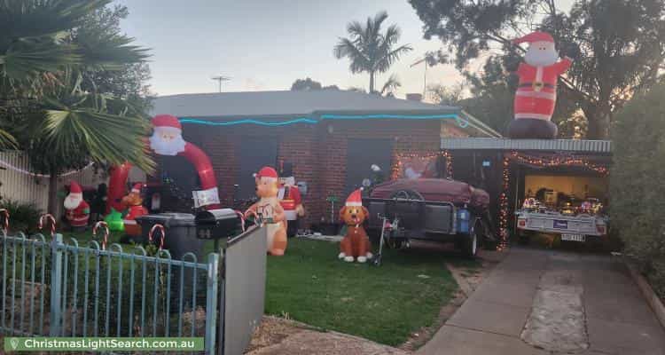 Christmas Light display at 44 Rolleston Avenue, Salisbury North