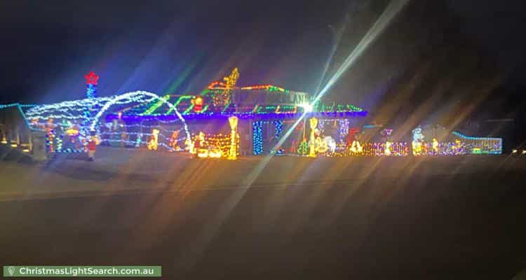 Christmas Light display at  Sports Avenue, Kilmore