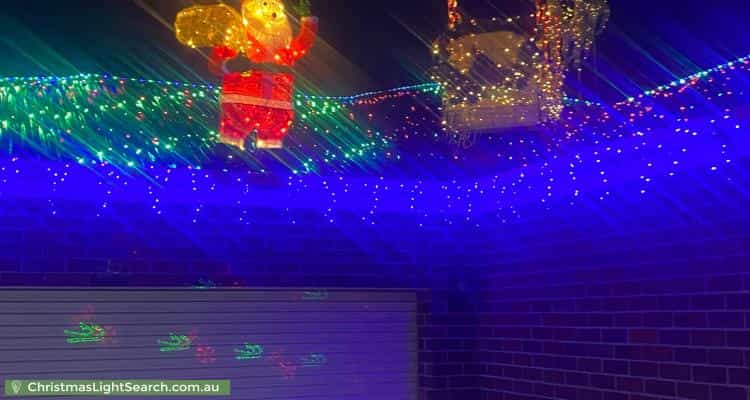 Christmas Light display at  Sports Avenue, Kilmore