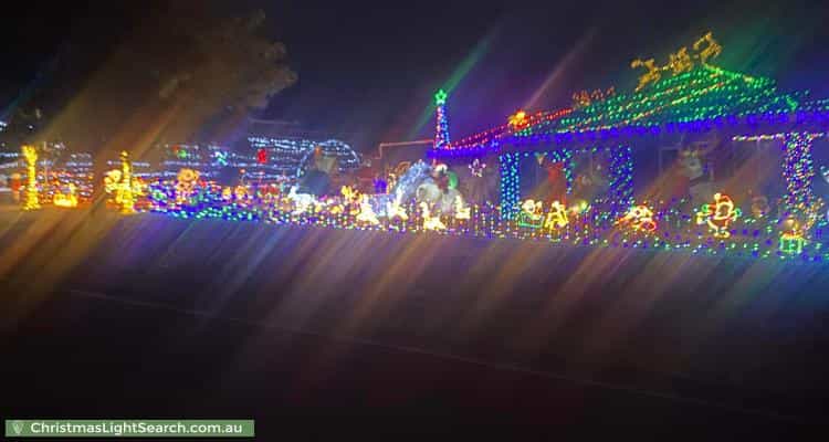 Christmas Light display at  Sports Avenue, Kilmore