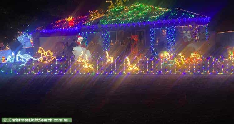 Christmas Light display at  Sports Avenue, Kilmore