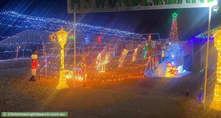 Christmas Light display at  Sports Avenue, Kilmore