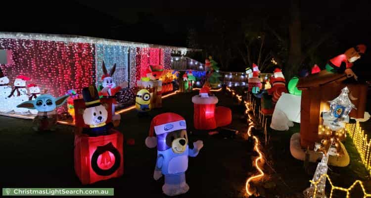 Christmas Light display at 40 Norfolk Crescent, Bundoora