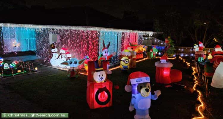 Christmas Light display at 40 Norfolk Crescent, Bundoora