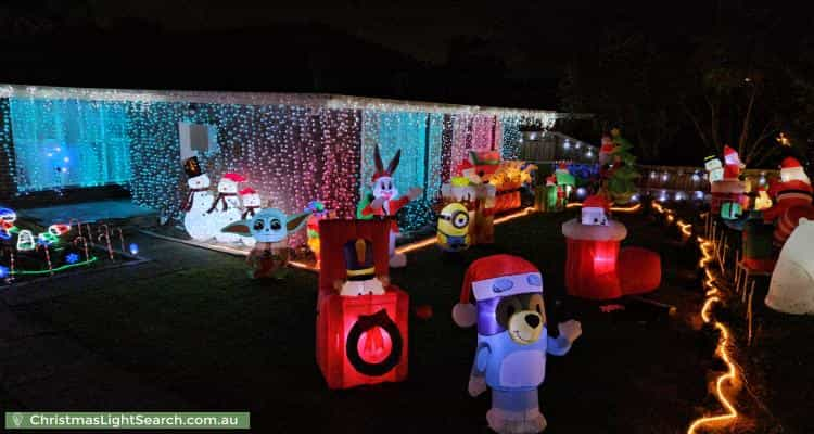 Christmas Light display at 40 Norfolk Crescent, Bundoora