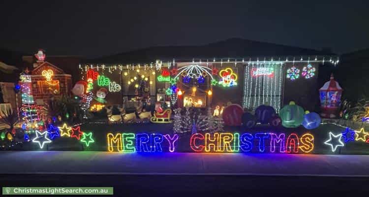 Christmas Light display at 64 Whitsunday Drive, Hoppers Crossing
