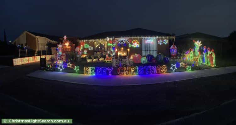 Christmas Light display at 64 Whitsunday Drive, Hoppers Crossing