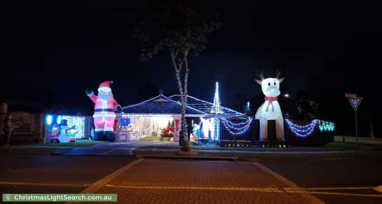 Christmas Light display at 22 Golden Avenue, Calamvale