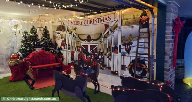 Christmas Light display at 22 Golden Avenue, Calamvale