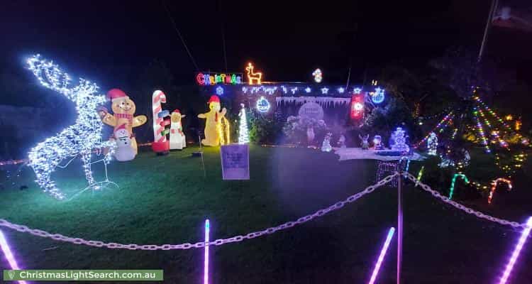 Christmas Light display at 17 Blucher Street, Ferntree Gully