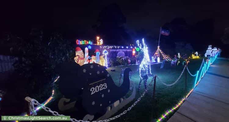 Christmas Light display at 17 Blucher Street, Ferntree Gully