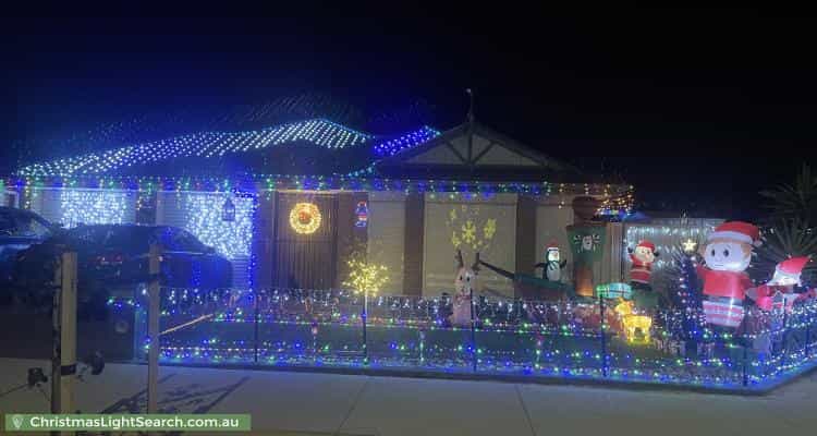 Christmas Light display at  Stebonheath Road, Munno Para West