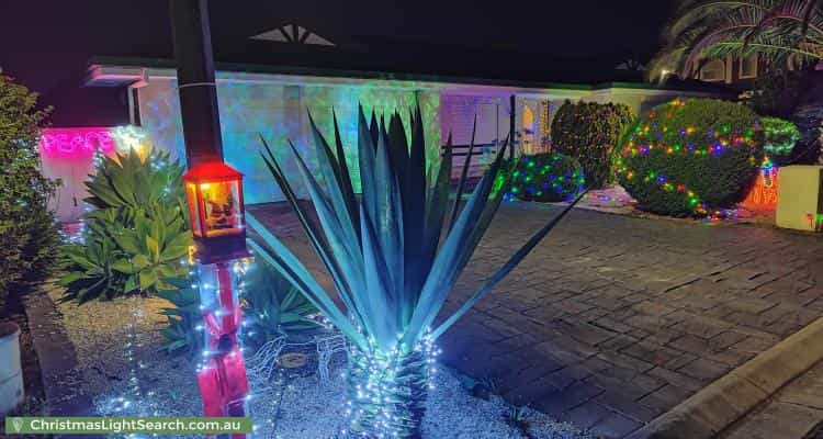 Christmas Light display at 22 Alexis Street, Hope Valley