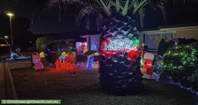 Christmas Light display at 22 Alexis Street, Hope Valley
