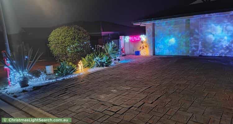 Christmas Light display at 22 Alexis Street, Hope Valley