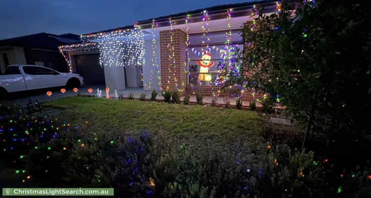 Christmas Light display at 52 Tedcastle Drive, Rockbank
