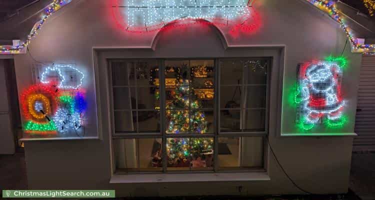 Christmas Light display at 57 Gulfview Road, Blackwood