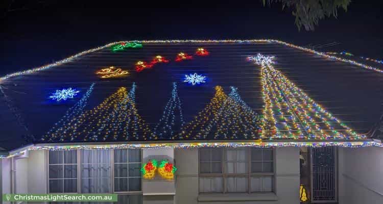 Christmas Light display at 57 Gulfview Road, Blackwood