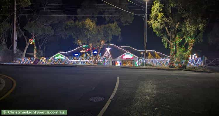 Christmas Light display at 57 Gulfview Road, Blackwood