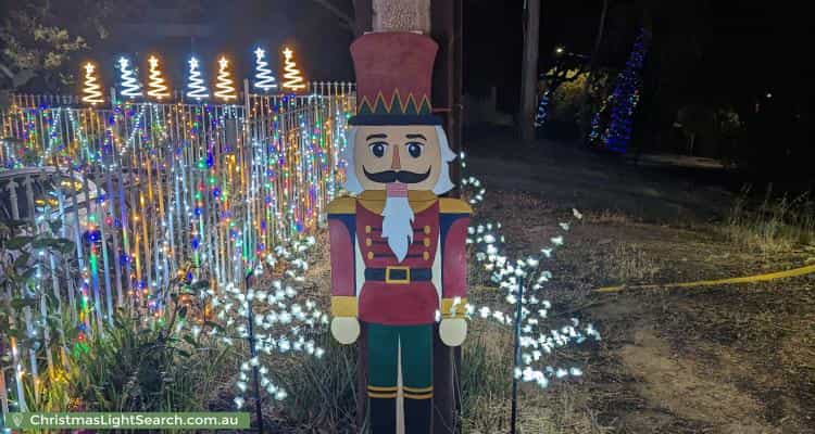 Christmas Light display at 57 Gulfview Road, Blackwood