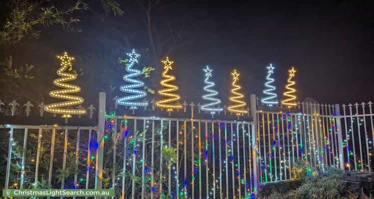 Christmas Light display at 57 Gulfview Road, Blackwood